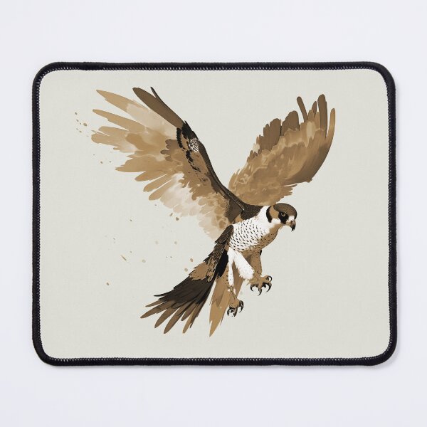 Item preview, Sepia Peregrine Falcon flying — Animals designed and sold by BacalhanzZz.
