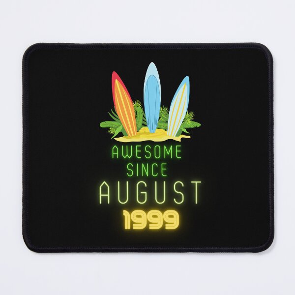 Item preview, Awesome Since August 1999 birthday gift with summer vibes designed and sold by Noussairox.