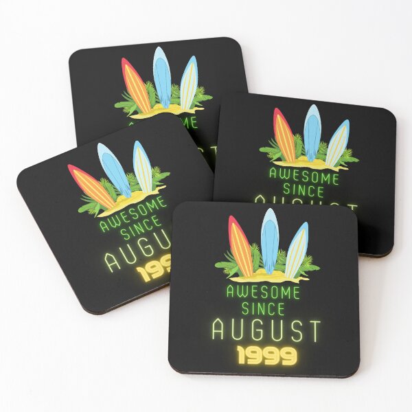 Item preview, Awesome Since August 1999 birthday gift with summer vibes designed and sold by Noussairox.