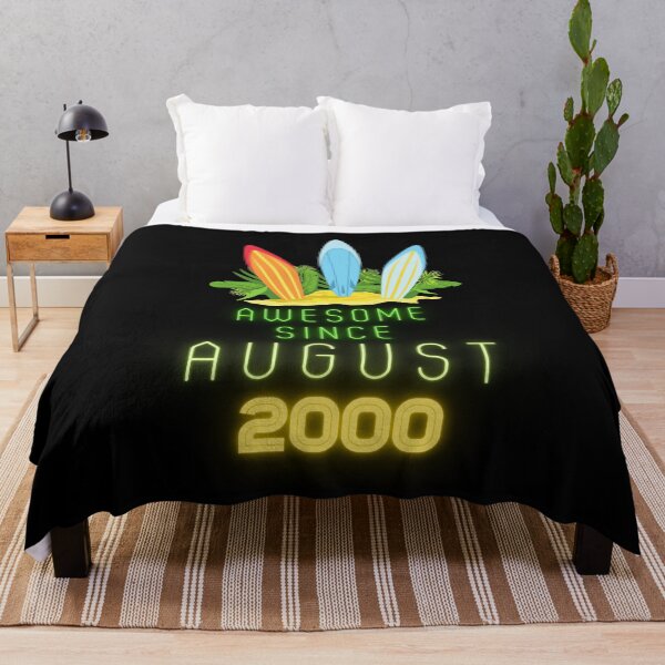 Item preview, Awesome Since August 2000 birthday gift with summer vibes designed and sold by Noussairox.