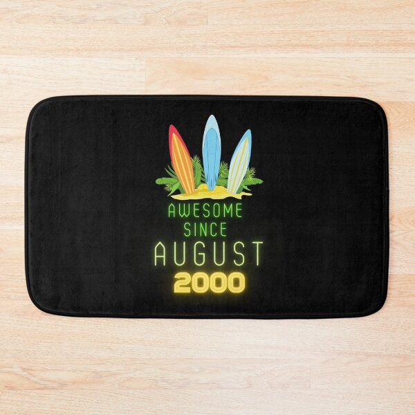 Item preview, Awesome Since August 2000 birthday gift with summer vibes designed and sold by Noussairox.
