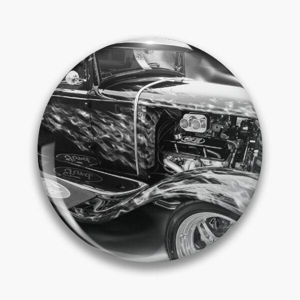 Item preview, 1930 Ford Sedan Flames Grayscale designed and sold by mljdwhite.