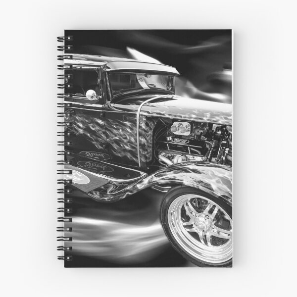 Item preview, 1930 Ford Sedan Flames Grayscale designed and sold by mljdwhite.