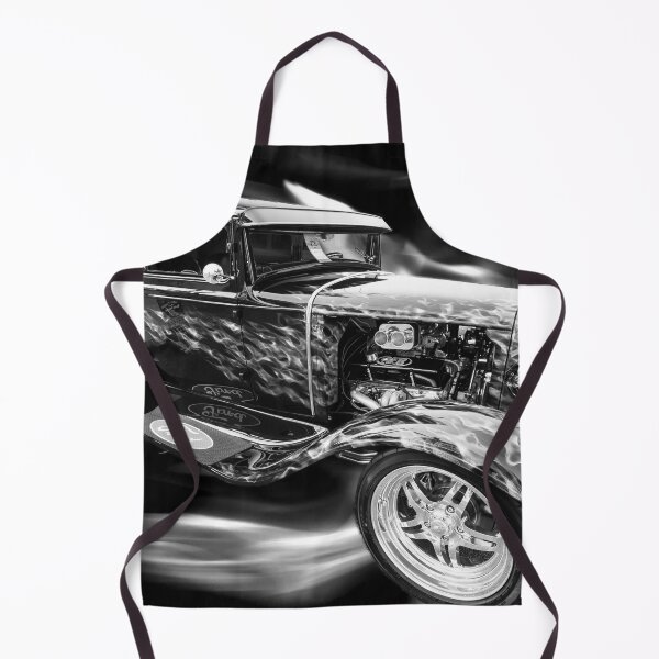 Item preview, 1930 Ford Sedan Flames Grayscale designed and sold by mljdwhite.