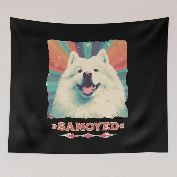 Item preview, Samoyed retro vintage designed and sold by Vindbult.