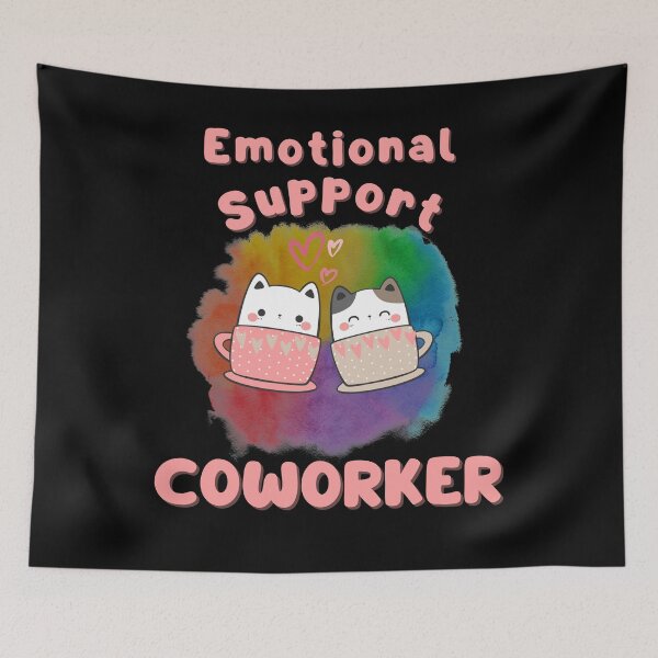 Item preview, Emotional Support Coworker | Work Bestie, Job, Office, designed and sold by Galskap.