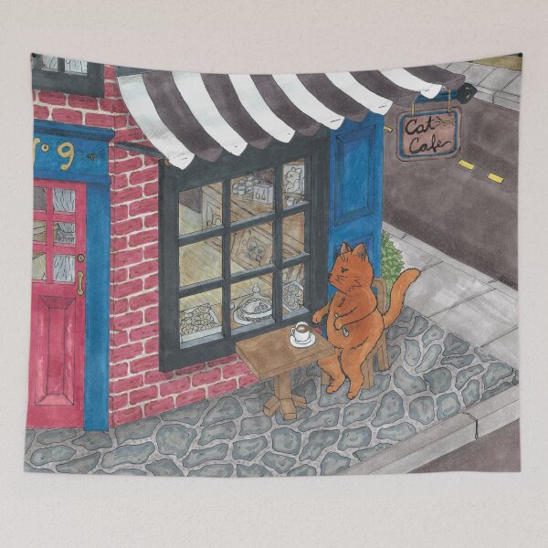 Item preview, Cat Café designed and sold by ChristinaTinch.