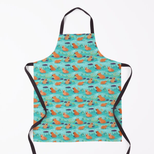 Item preview, Cute capybaras at the river designed and sold by pamelawille.