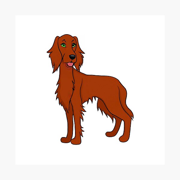 Artikelvorschau, Irish Setter entworfen und verkauft von PaintedbyCarol.