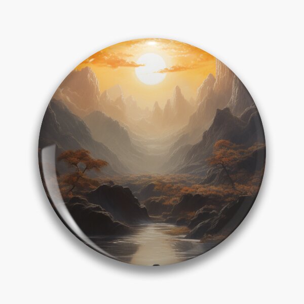 Artikelvorschau, Hidden Waterfall: A Misty Lifelike Landscape Masterpiece - 8 entworfen und verkauft von Moisky Art.