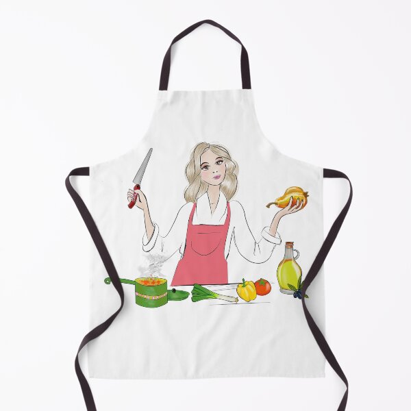 Item preview, Girl Cooking in the Kitchen designed and sold by WikaKowalczyk.