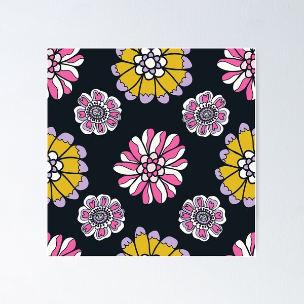 Item preview, 60s Retro Floral designed and sold by louiseparr.