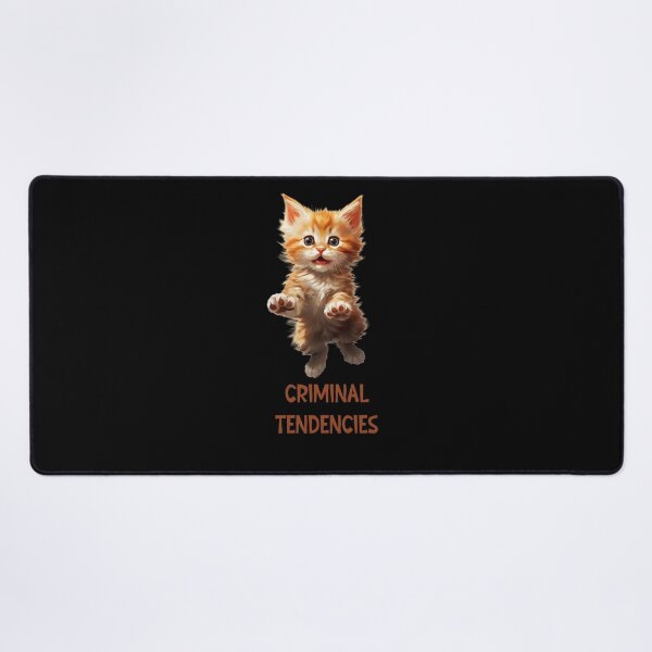 Item preview, Criminal Tendencies Orange Cat designed and sold by SunnyFunnyArt.