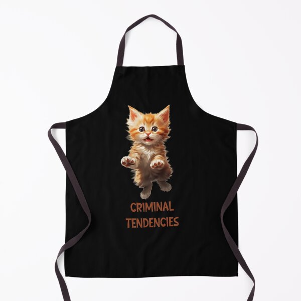 Item preview, Criminal Tendencies Orange Cat designed and sold by SunnyFunnyArt.