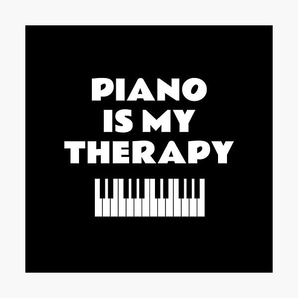 Item preview, Piano is my therapy - pianist musician designed and sold by Inspirationmotivation.