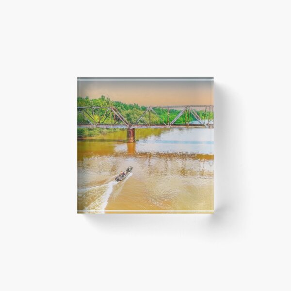 Item preview, The Bridge, the Fishermen, and the Sunset designed and sold by Kay Brewer.