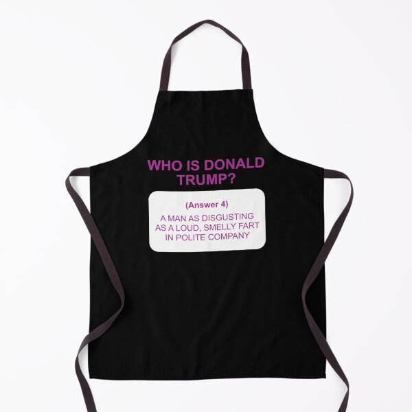 Item preview, Who is Trump? Answer 4 white designed and sold by Politics-Corner.