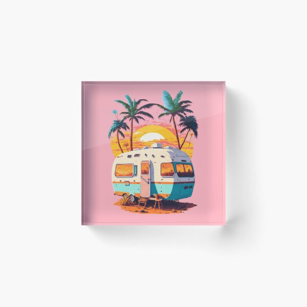 Item preview, Beach camper - graphic by BabeMonetArt designed and sold by MoxyMermaid.