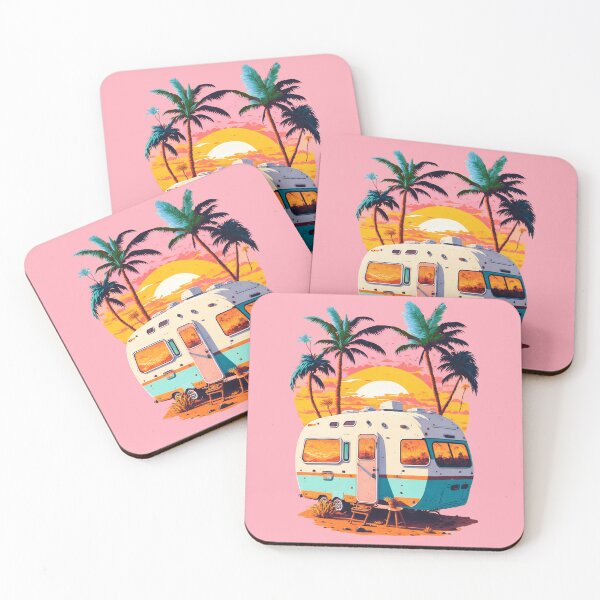 Item preview, Beach camper - graphic by BabeMonetArt designed and sold by MoxyMermaid.