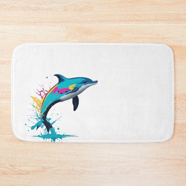 Item preview, Dolphin colorful design — Ocean and freshwater animals designed and sold by BacalhanzZz.