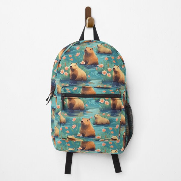 Item preview, Cute capybaras at the river designed and sold by pamelawille.