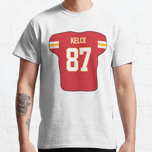 johnnystackart Travis Kelce Jersey Shirt Sticker