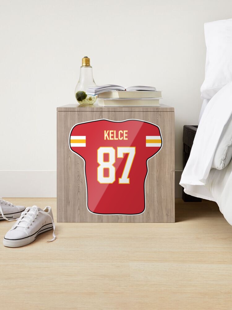 johnnystackart Travis Kelce Jersey Shirt Sticker