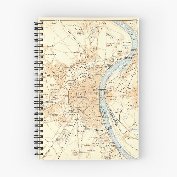 Item preview, Vintage Cologne Germany Map (1912) designed and sold by BravuraMedia.