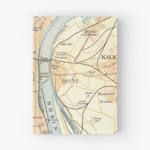 Item preview, Vintage Cologne Germany Map (1912) designed and sold by BravuraMedia.