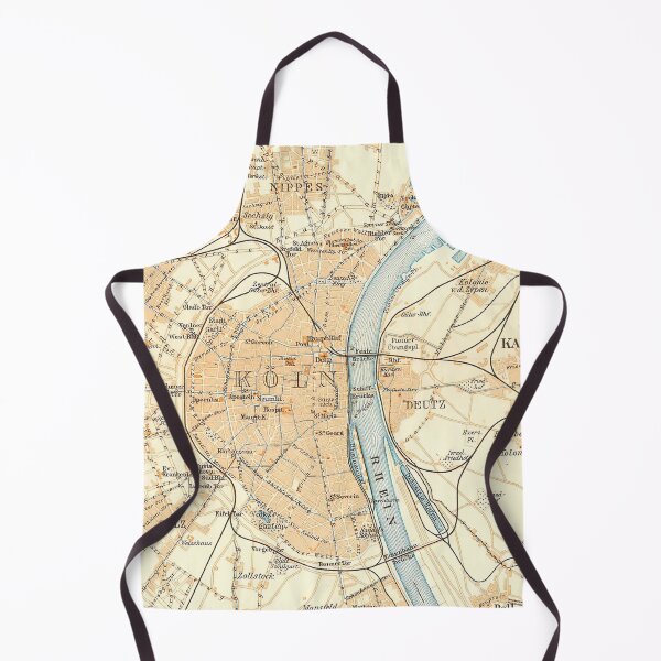 Item preview, Vintage Cologne Germany Map (1912) designed and sold by BravuraMedia.
