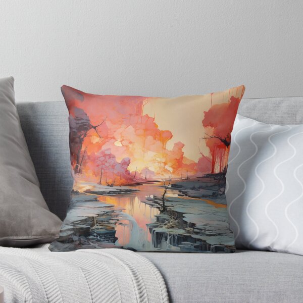 Item preview, Emotional Resonance: An Abstract Expressionist Waterfall - 4 designed and sold by Moisky Art.