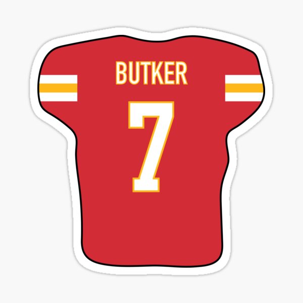 kelce chiefs jersey stars Sticker for Sale by jessicanoble