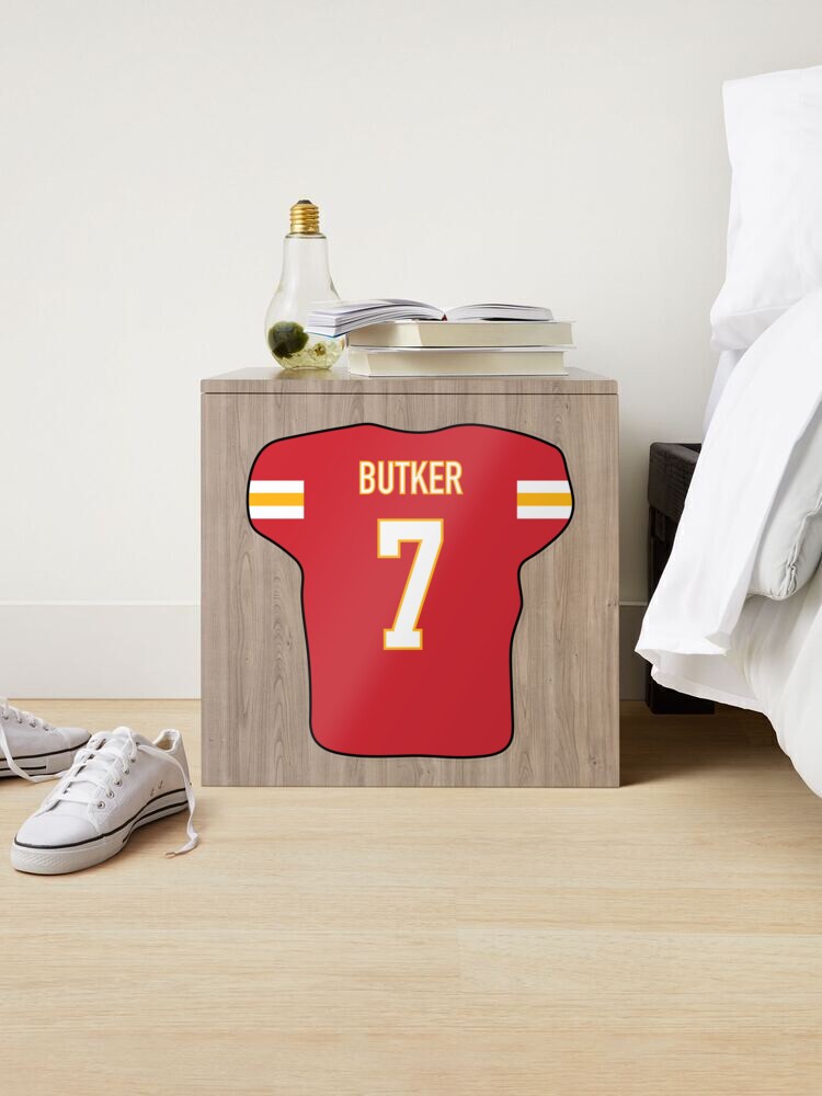 Harrison Butker Home Jersey Sticker for Sale by designsheaven