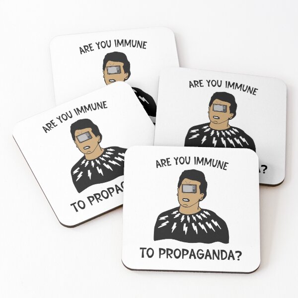Item preview, Are You Immune To Propaganda designed and sold by SunnyFunnyArt.