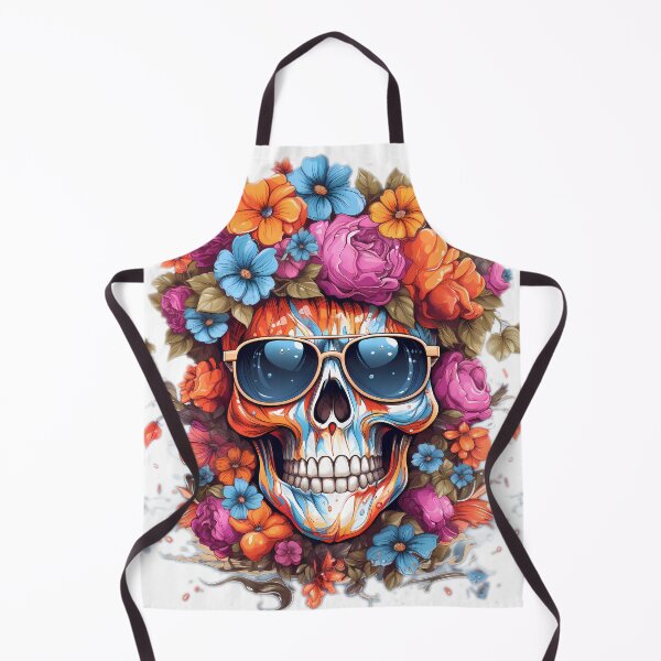 Item preview, Skull And Flowers designed and sold by alacaz.