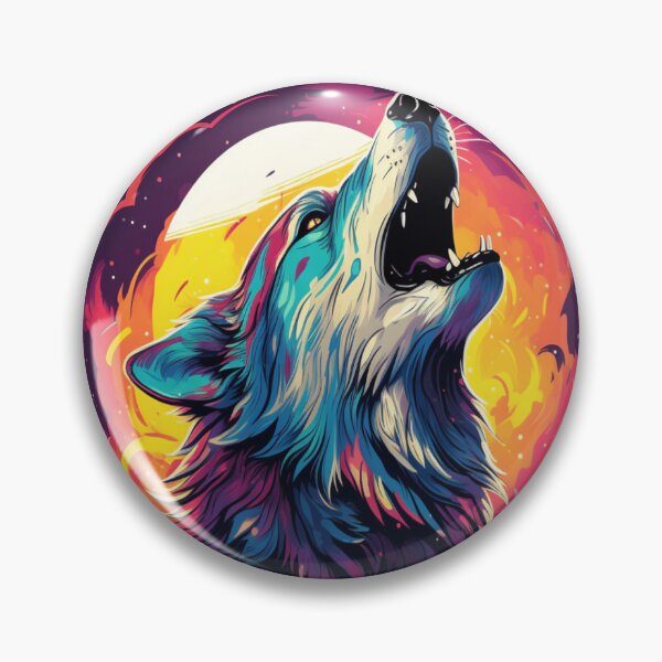 Item preview, The Vibrant Wolf designed and sold by VibrantArtStore.