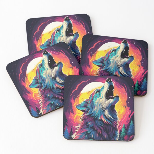 Item preview, The Vibrant Wolf designed and sold by VibrantArtStore.