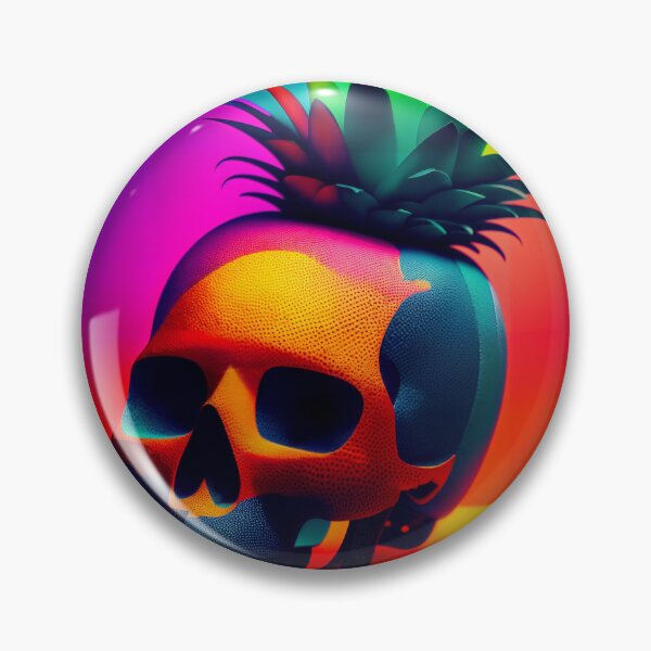 Item preview, Pineapple Skull designed and sold by deadkesn.