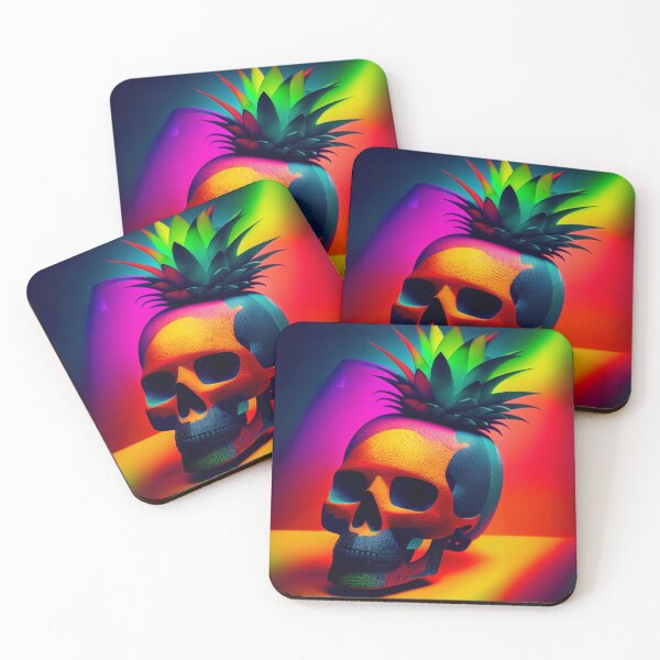 Item preview, Pineapple Skull designed and sold by deadkesn.