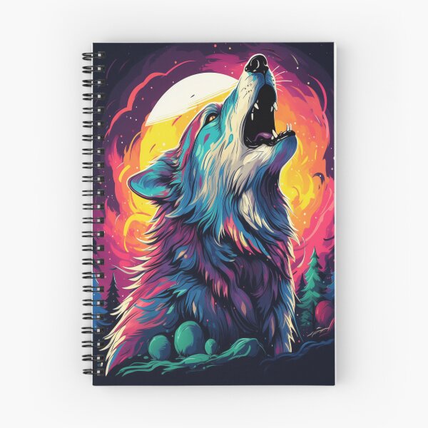 Item preview, The Vibrant Wolf designed and sold by VibrantArtStore.