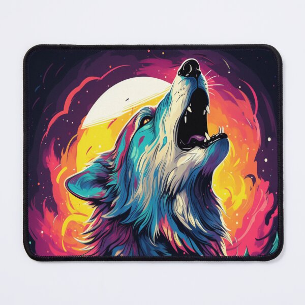 Item preview, The Vibrant Wolf designed and sold by VibrantArtStore.