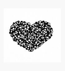 Drugs Heart Photographic Print
