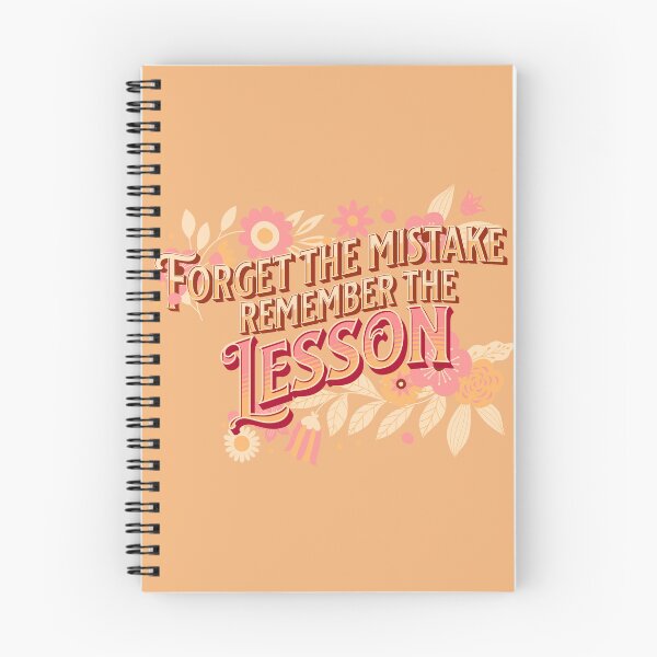 Item preview, Quote of the day: "Forget the mistake remember the lesson" designed and sold by ArtisticSparkle.