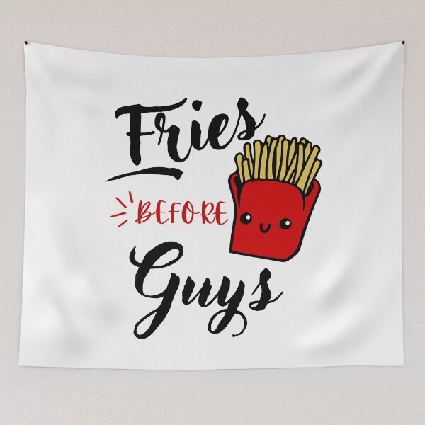 Aperçu de l'œuvre Frites avant les gars - dessin animé de frites créée et vendue par MoovikaStore.