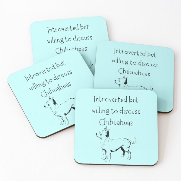 Item preview, Introverted Chihuahuas designed and sold by Ashley Gagnon.