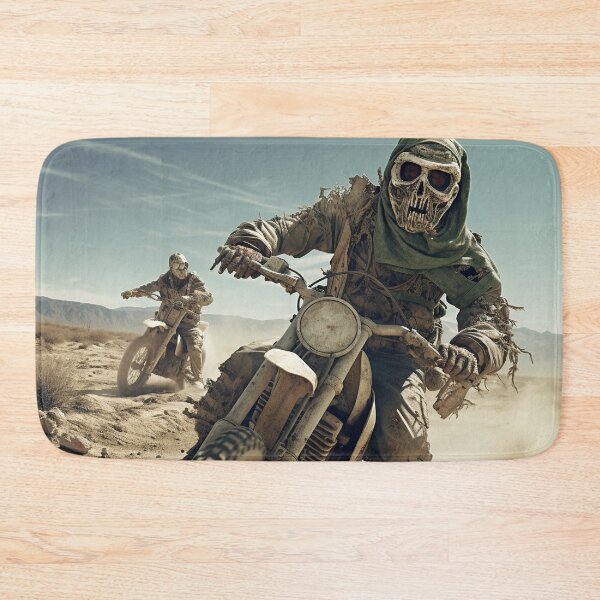 Item preview, Biker with skeleton helmet designed and sold by IA-Power.