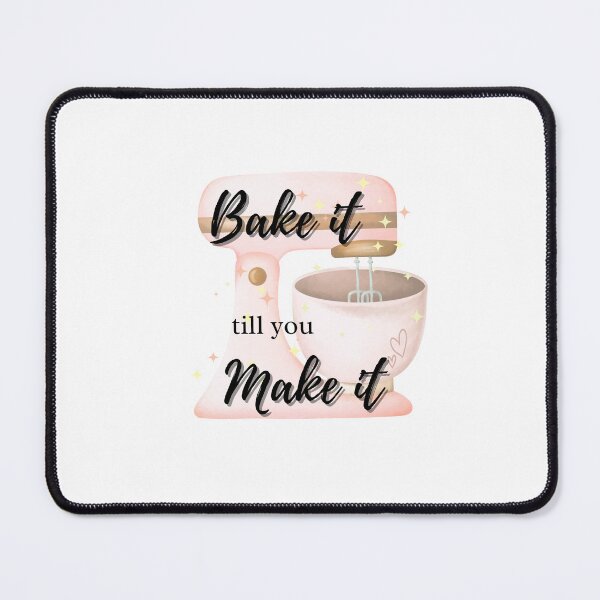 Item preview, Bake It Till You Make It Pink Stand Mixer designed and sold by AnaMiyagi.