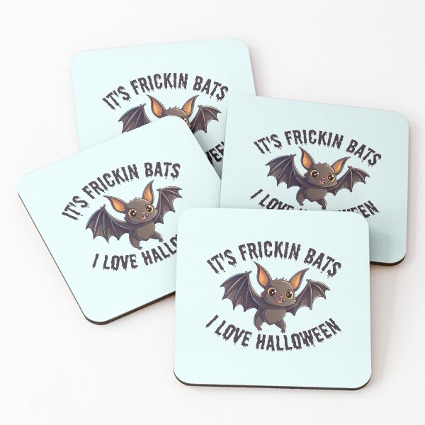 Item preview, It's Frickin Bats, I Love Halloween designed and sold by CoolHippoQuotes.
