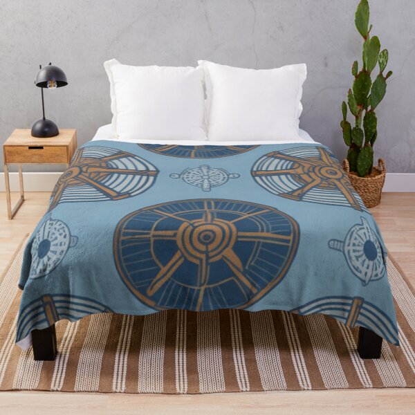 Item preview, Vintage Ships Wheel Pattern Design Print designed and sold by randomtdesigns.