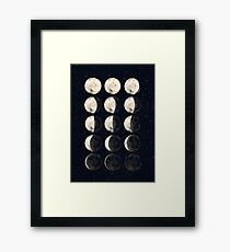 Moon Cycle Framed Print